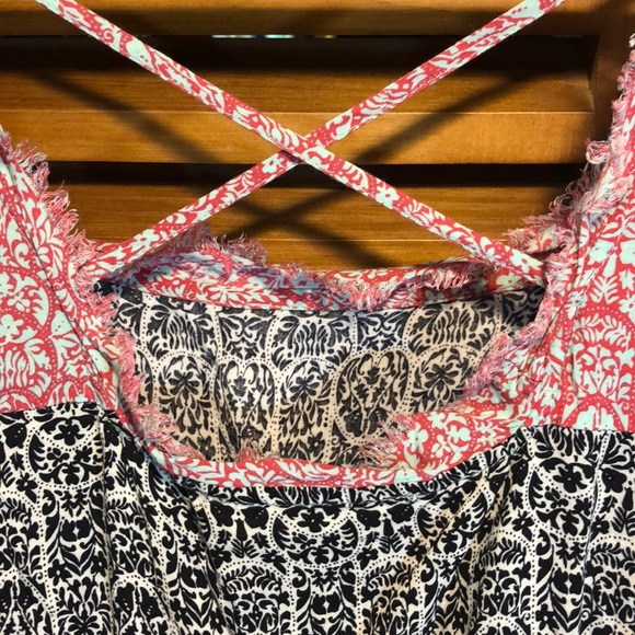 Altar’d State Rayon Boho Dress with Butterfly Sleeve - Picture 5 of 8